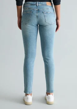 Jeans Model Alva slim cropped aus Organic Cotton-Mix
