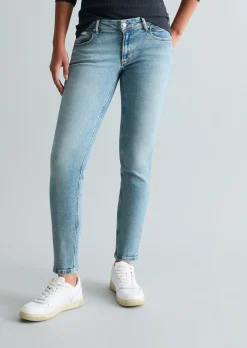 Jeans Model Alva slim cropped aus Organic Cotton-Mix