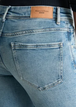 Jeans Model Alva slim cropped aus Organic Cotton-Mix