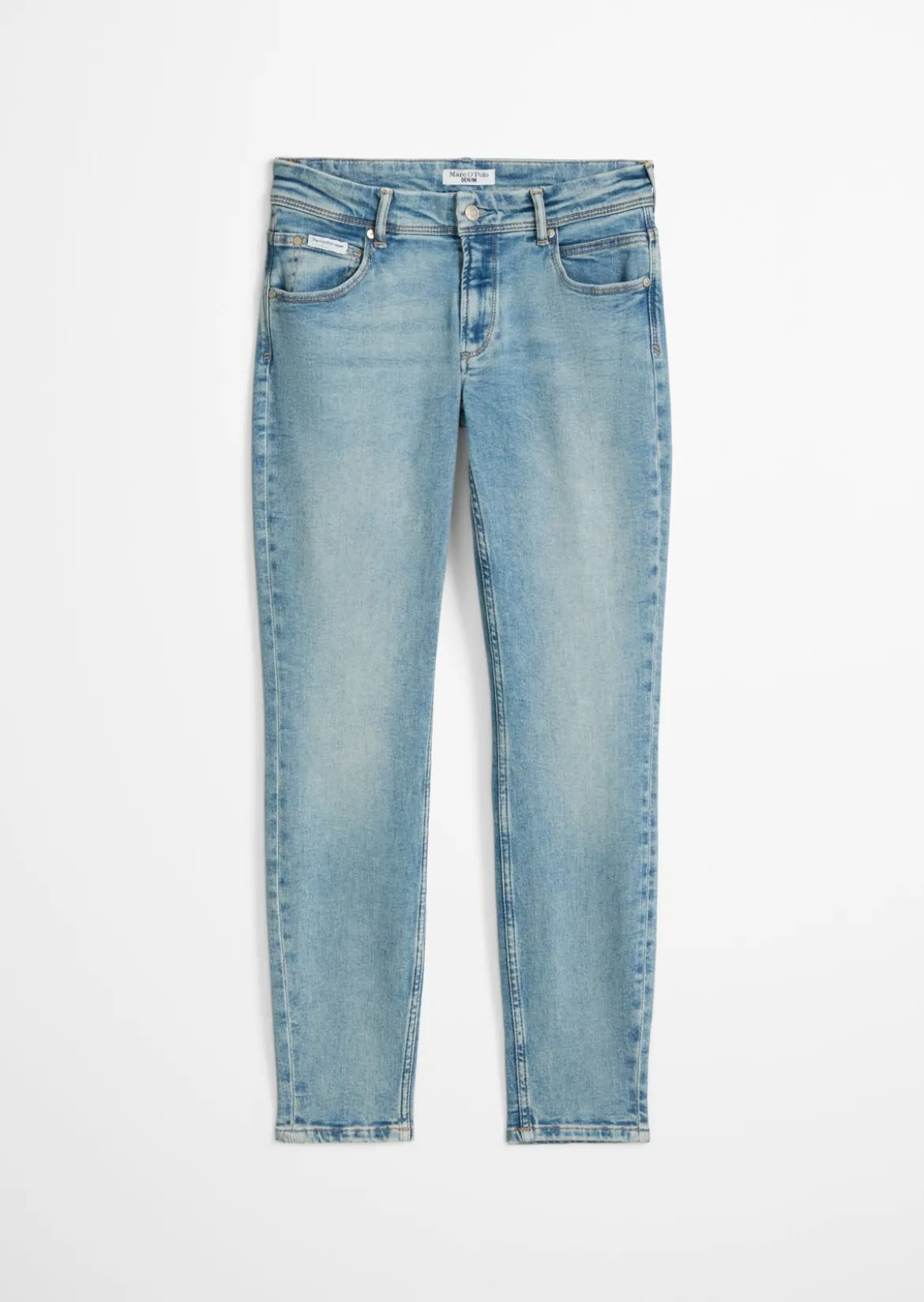 Jeans Model Alva slim cropped aus Organic Cotton-Mix