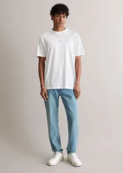 Jeans Model Aric tapered aus Bio-Baumwoll-Mix