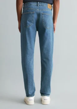 Jeans Model Aric tapered aus Bio-Baumwoll-Mix
