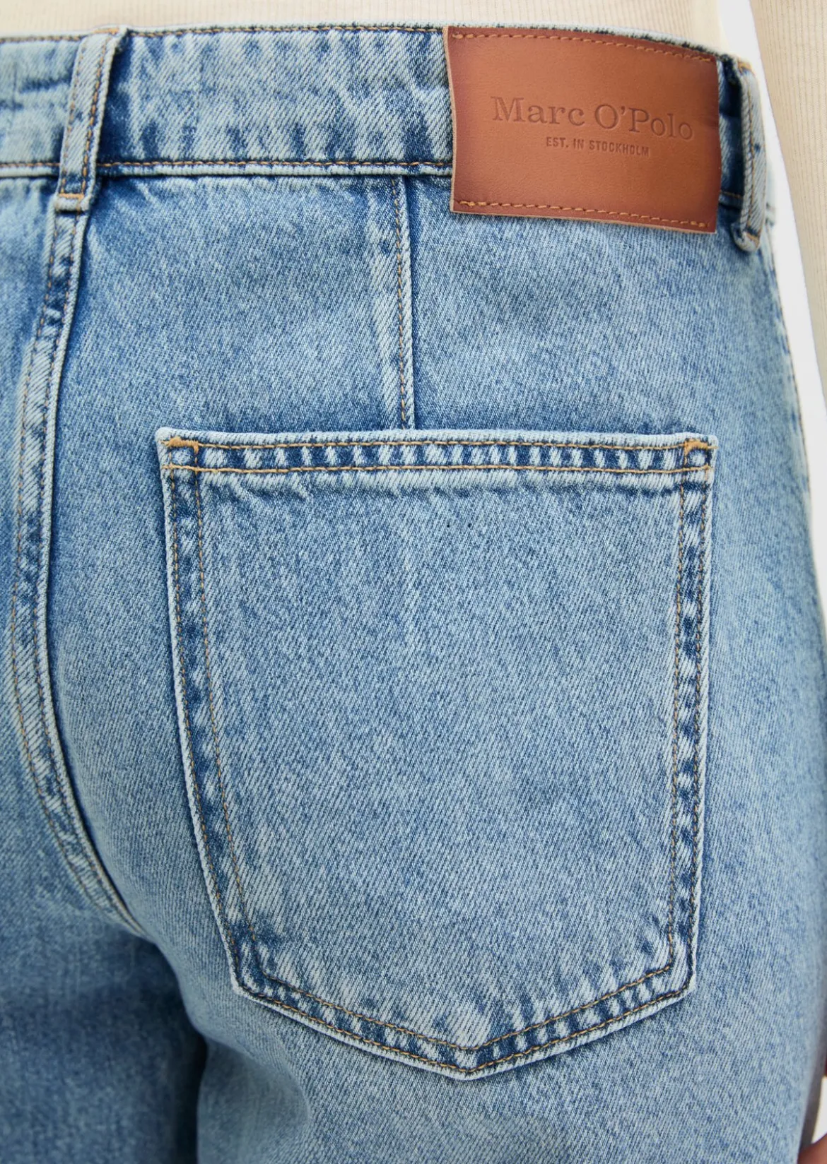 Jeans Model Caya flared aus reiner Baumwolle