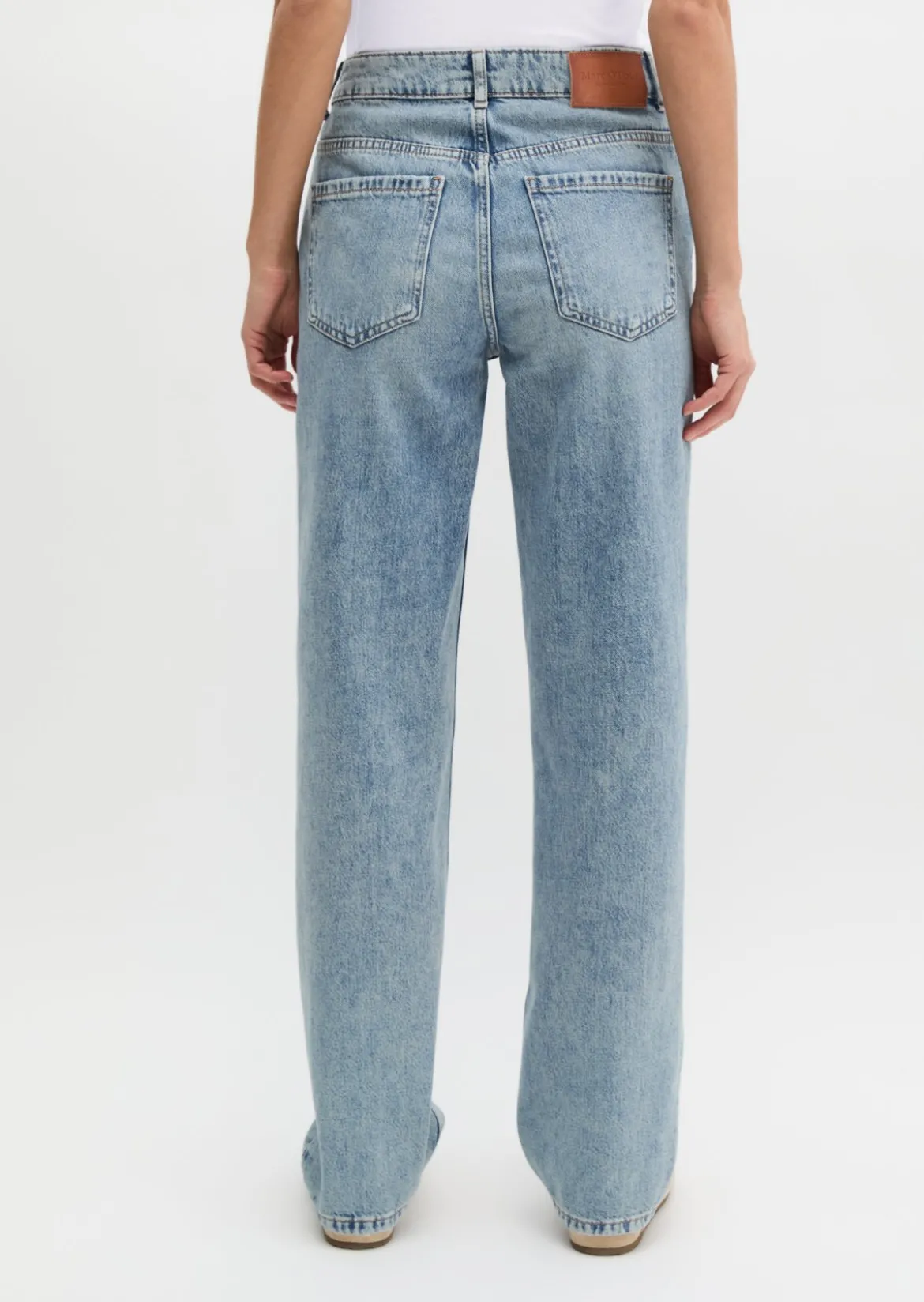 Jeans Model Elin straight aus Rigid Denim ohne Elasthan
