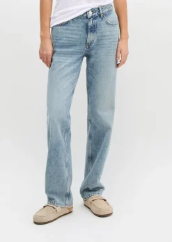 Jeans Model Elin straight aus Rigid Denim ohne Elasthan