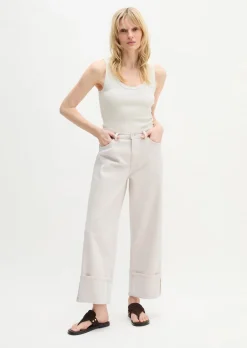 Jeans Model Fnja wide aus Organic-Cotton-Lyocell-Mix