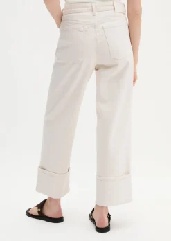 Jeans Model Fnja wide aus Organic-Cotton-Lyocell-Mix