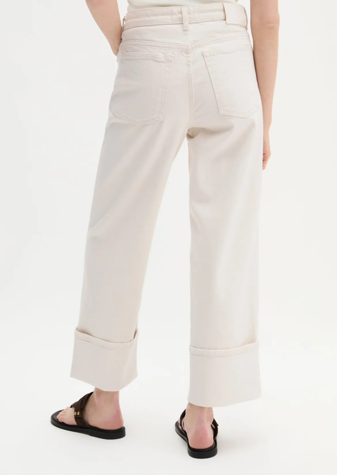 Jeans Model Fnja wide aus Organic-Cotton-Lyocell-Mix