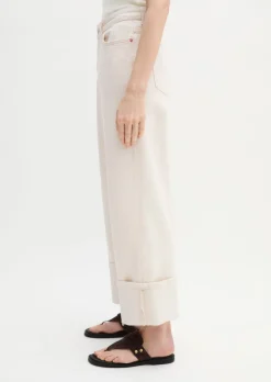 Jeans Model Fnja wide aus Organic-Cotton-Lyocell-Mix