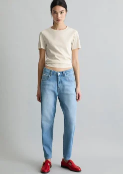 Jeans Model Freja boyfriend ankle-length aus Organic Cotton-Lyocell-Mix