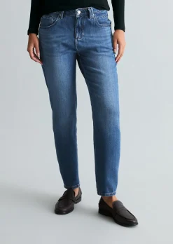 Jeans Model Freja boyfriend cropped aus Organic Cotton-Mix