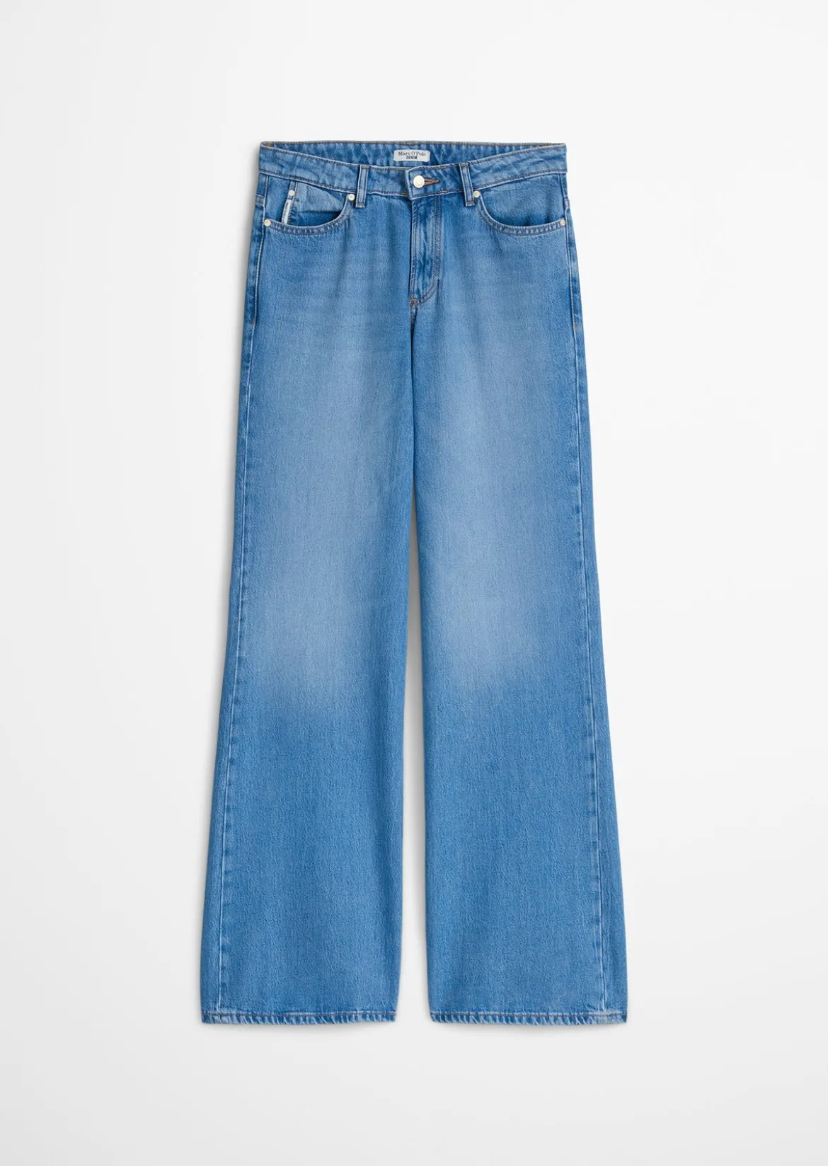 Jeans Model Grethe loose flared aus Lyocell-Mix ohne Stretch