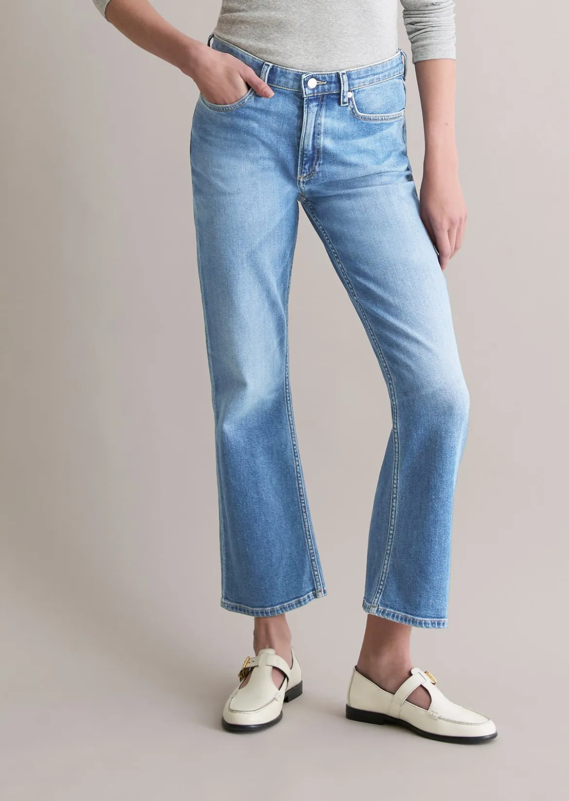 Jeans Model Josina bootcut kick flare aus Organic Cotton Stretch