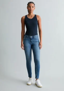 Jeans Model Kaj skinny cropped aus Bio-Baumwoll-Mix