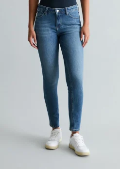 Jeans Model Kaj skinny cropped aus Bio-Baumwoll-Mix