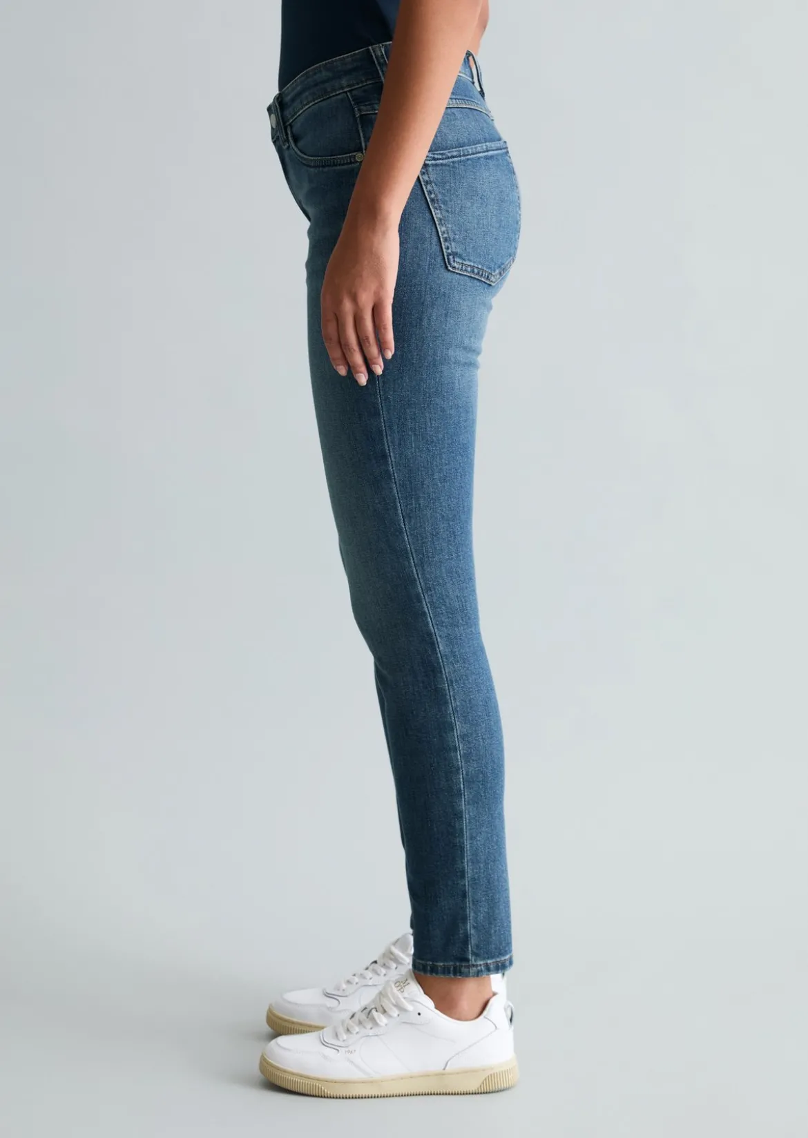 Jeans Model Kaj skinny cropped aus Bio-Baumwoll-Mix