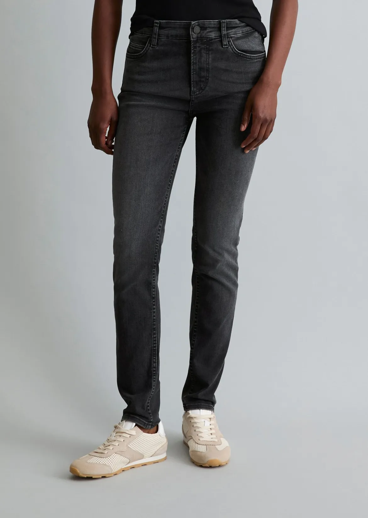 Jeans Model Kaj skinny cropped aus Bio-Baumwoll-Mix
