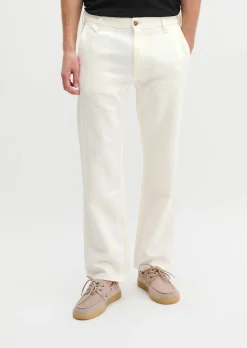 Jeans Model Kalmo straight aus Bio-Baumwolle und Leinen