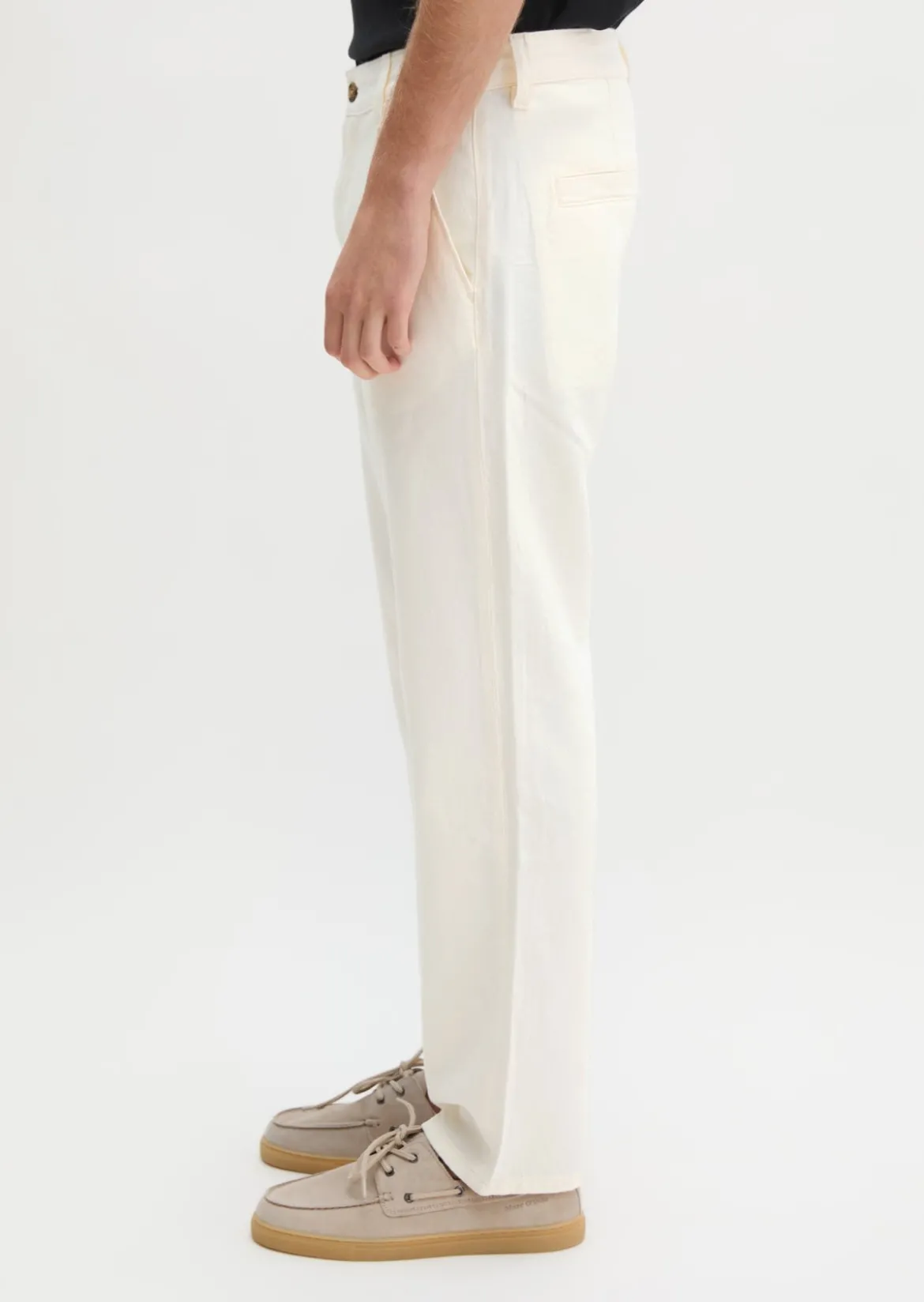 Jeans Model Kalmo straight aus Bio-Baumwolle und Leinen