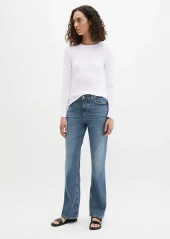 Jeans Model Kiruna flared aus Organic-Cotton-Mix-Stretch