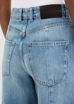 Jeans Model Lara barrel cropped aus reiner Bio-Baumwolle