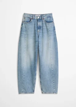 Jeans Model Lara barrel cropped aus reiner Bio-Baumwolle
