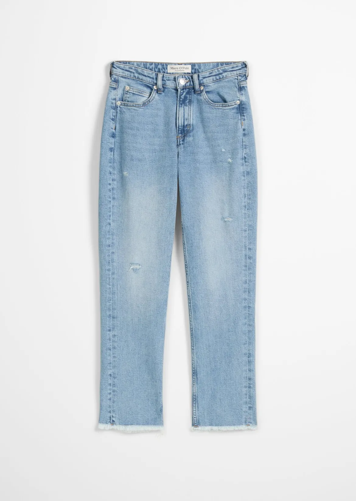Jeans Model Linde straight cropped aus Bio-Baumwolle-Stretch