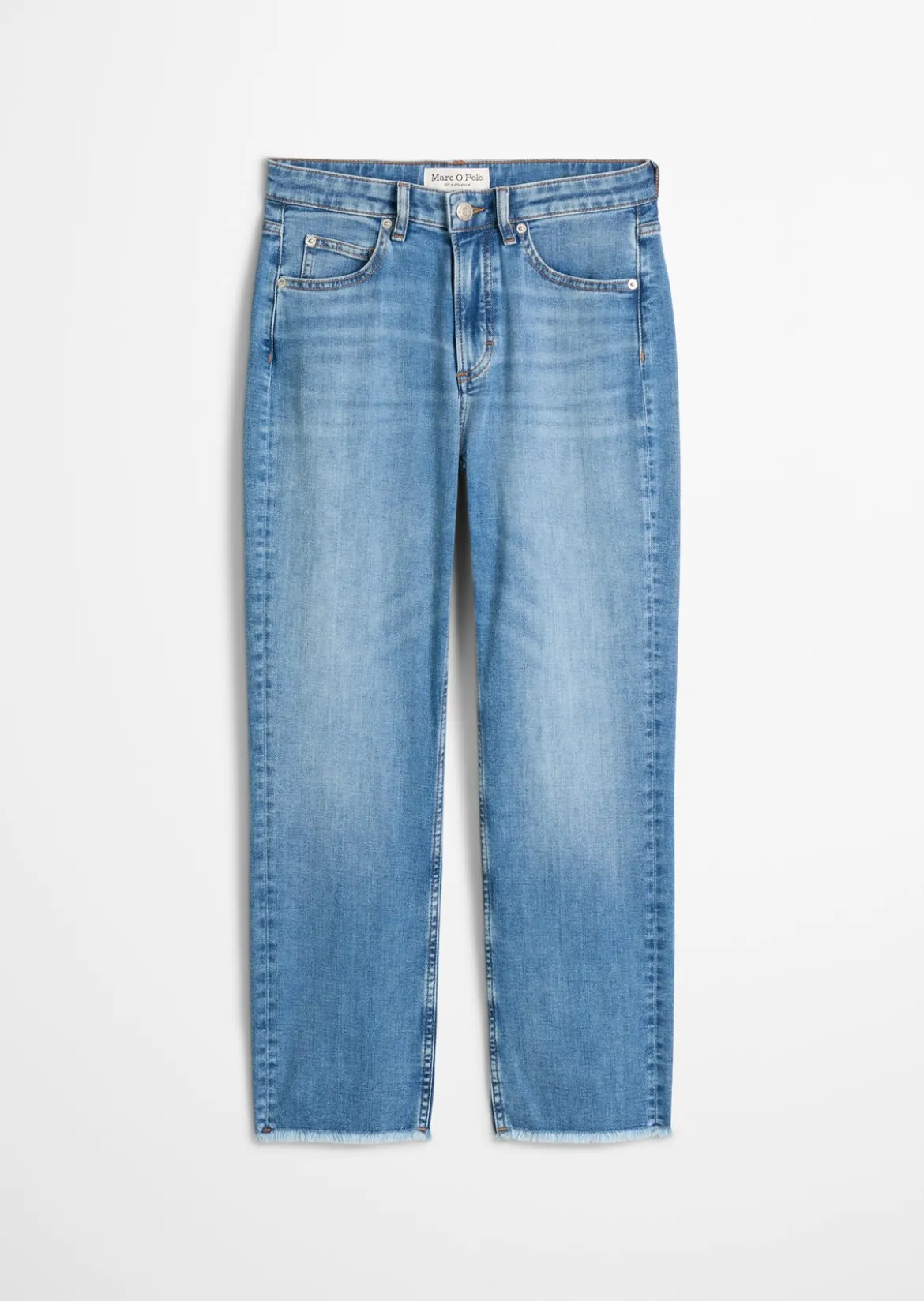 Jeans Model Linde straight cropped aus softem Cashmere Touch Denim