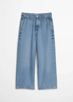 Jeans Model Luma wide aus Lyocell-Leinen-Baumwolle-Mix