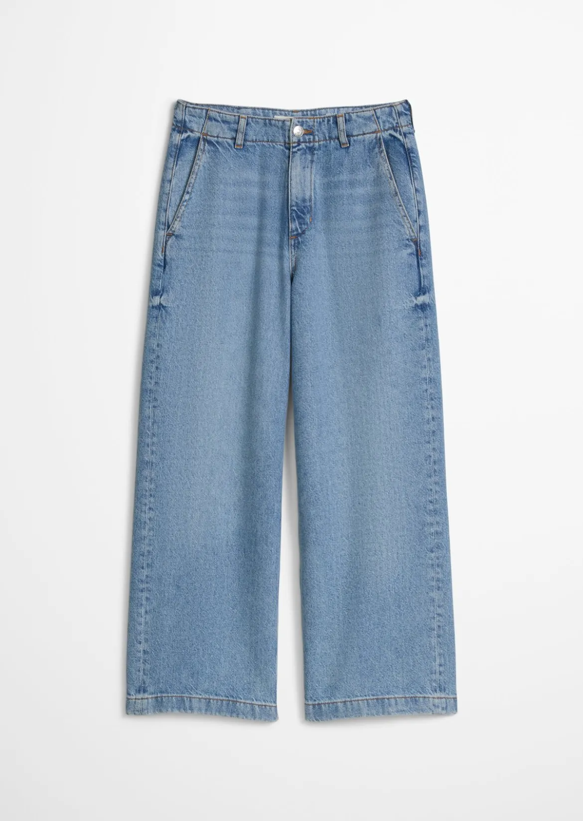 Jeans Model Luma wide aus Lyocell-Leinen-Baumwolle-Mix