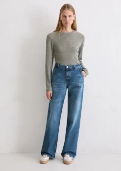 Jeans Model Luma wide aus Organic Cotton-Mix
