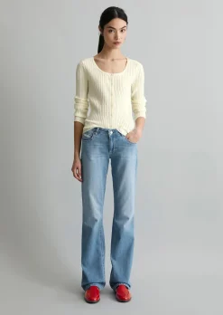 Jeans Model Nella bootcut aus Organic Cotton Stretch