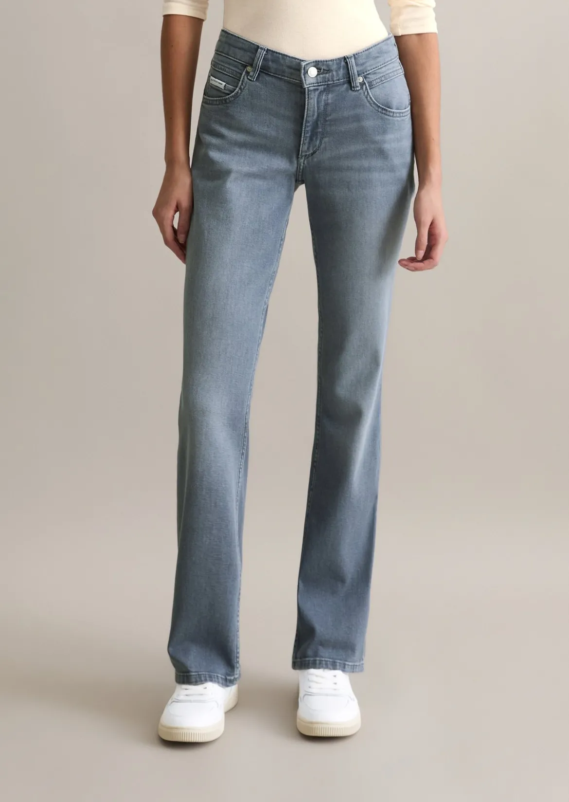 Jeans Model Nella bootcut aus Bio-Baumwoll-Stretch