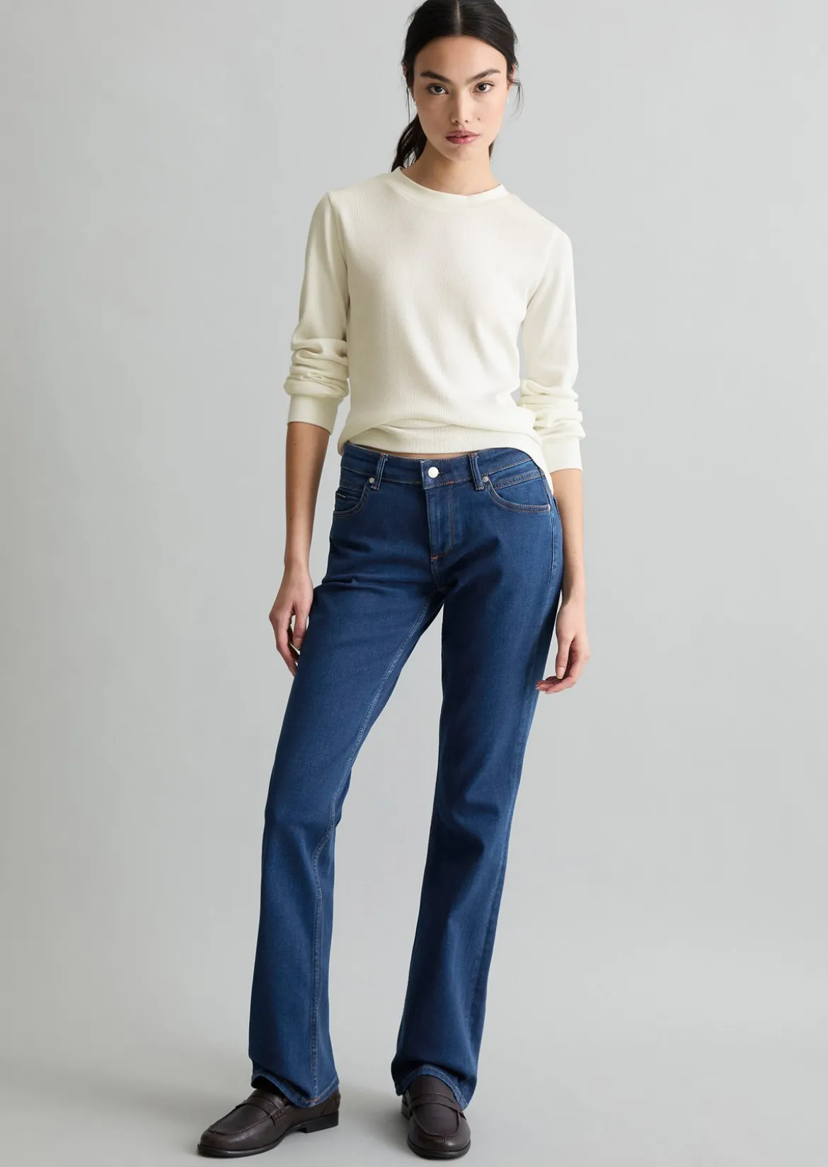 Jeans Model Nella bootcut aus Organic Cotton-Mix-Stretch