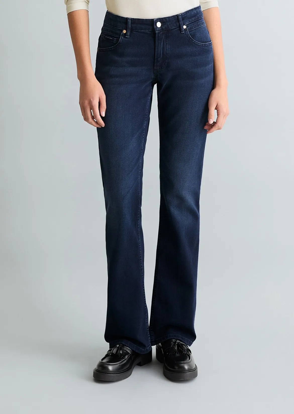 Jeans Model Nella slim bootcut aus Organic-Cotton-Stretch