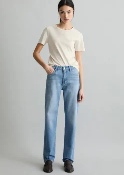 Jeans Model Olina straight aus weichem Organic Cotton-Lyocell-Mix