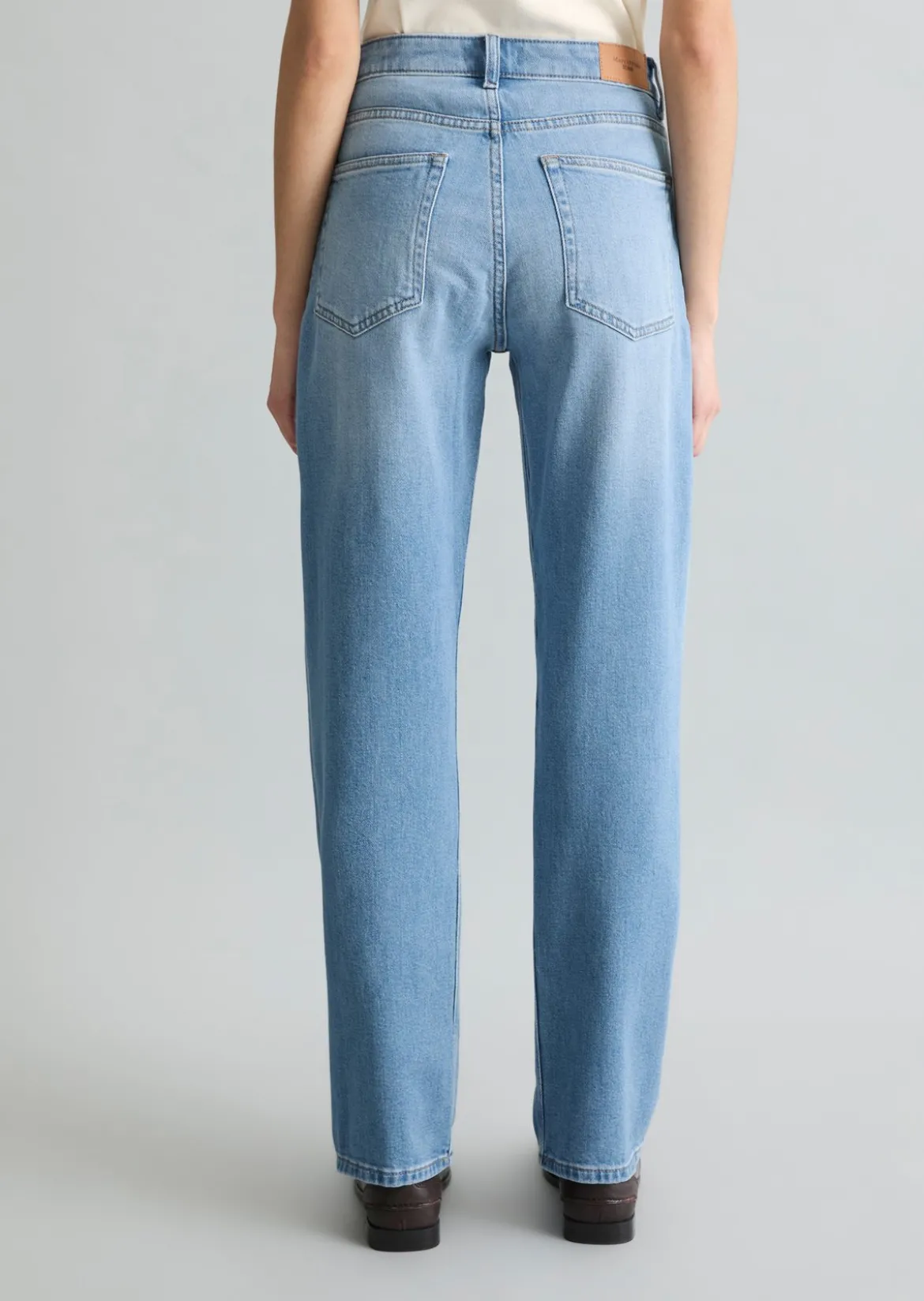 Jeans Model Olina straight aus weichem Organic Cotton-Lyocell-Mix