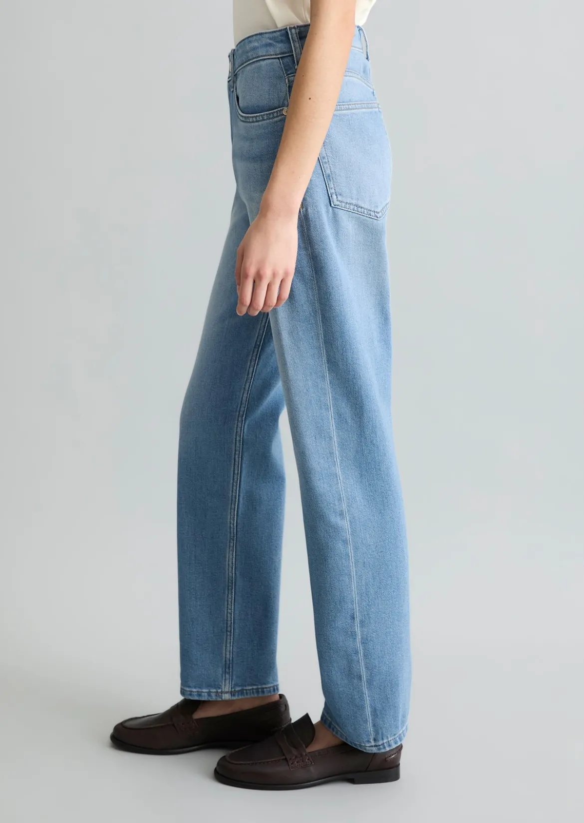 Jeans Model Olina straight aus weichem Organic Cotton-Lyocell-Mix