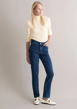 Jeans Model Onna straight aus weichem Organic-Cotton-Lyocell-Stretch