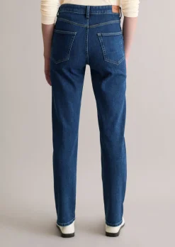 Jeans Model Onna straight aus weichem Organic-Cotton-Lyocell-Stretch