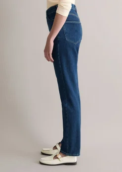 Jeans Model Onna straight aus weichem Organic-Cotton-Lyocell-Stretch