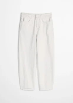 Jeans Model Stine barrel cropped aus Rigid Denim