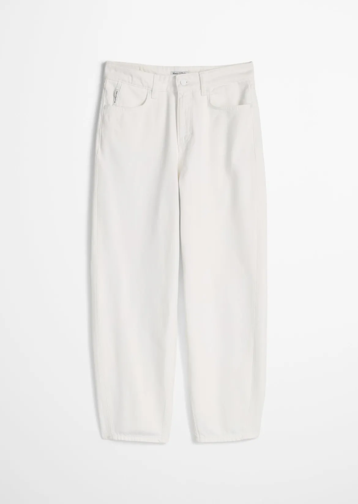 Jeans Model Stine barrel cropped aus Rigid Denim