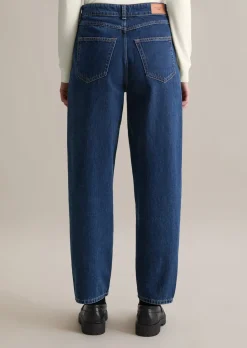 Jeans Model Stine relaxed barrel cropped aus reiner Baumwolle