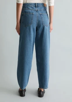 Jeans Model Stine relaxed barrel cropped aus reiner Baumwolle