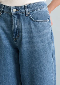 Jeans Model Stine relaxed barrel cropped aus reiner Baumwolle