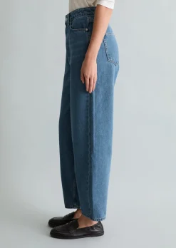 Jeans Model Stine relaxed barrel cropped aus reiner Baumwolle