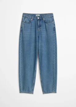 Jeans Model Stine relaxed barrel cropped aus reiner Baumwolle
