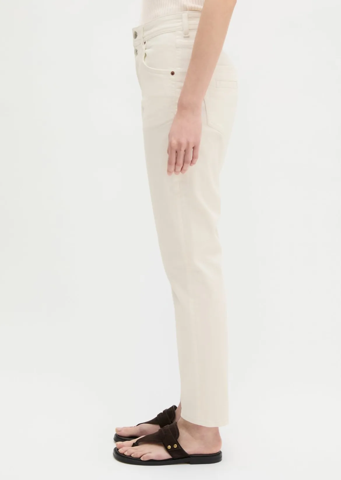 Jeans Model Theda boyfriend cropped aus Left Hand Denim
