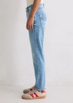 Jeans Model Theda boyfriend cropped mit zwei Knöpfen